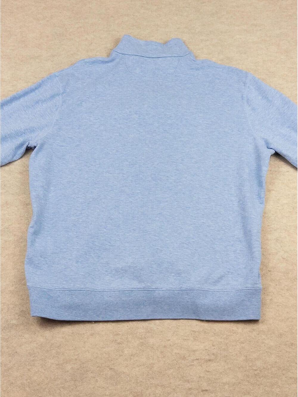 Polo Ralph Lauren Light Blue Quarter-Zip Pullover Size L - Picture 4 of 9